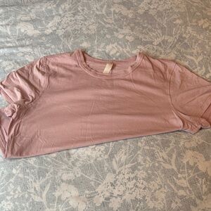 lululemon athletica Light Pink Short Sleeve Tee